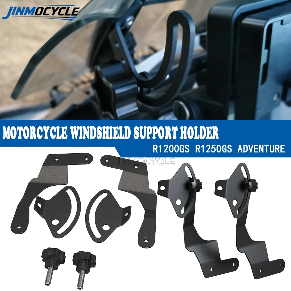 

Кронштейн для крепления ветрового стекла для BMW R1250GS R 1250/1200 GS LC ADV Adventure 1250GSA 2019-2023, комплект для усиления ветрозащиты