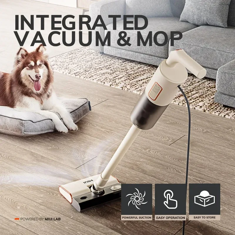 Handheld Vacuum and Mop Integrated Vacuum Cleaner with 5M Power Code for Whole Housem,18000Pa Powerful Suction,Lightweight