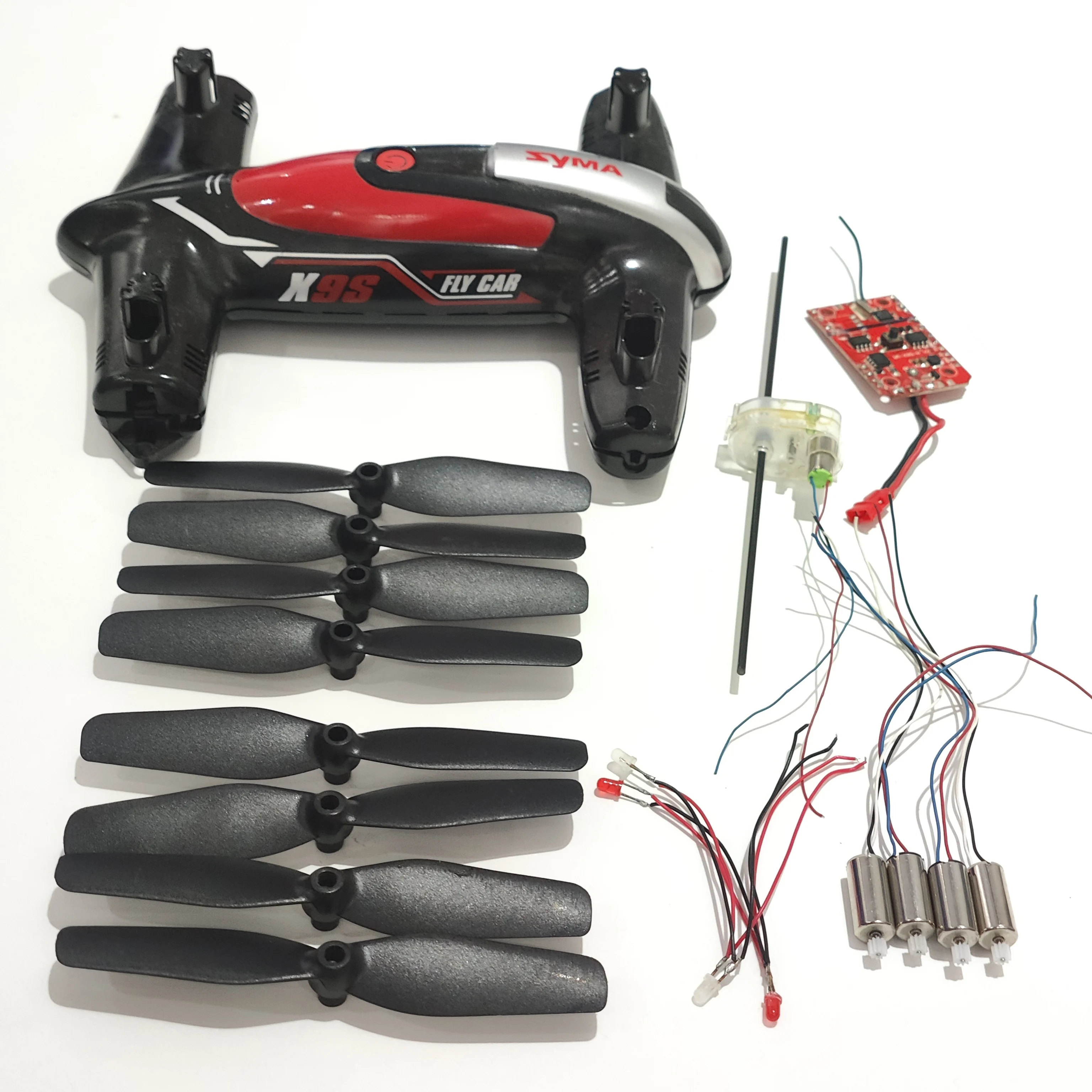 SYMA X9S FLY CAR RC Drone Original Accessories Body/Main Board/Blade Propeller/Light Bar/Motor etc. Spare Parts