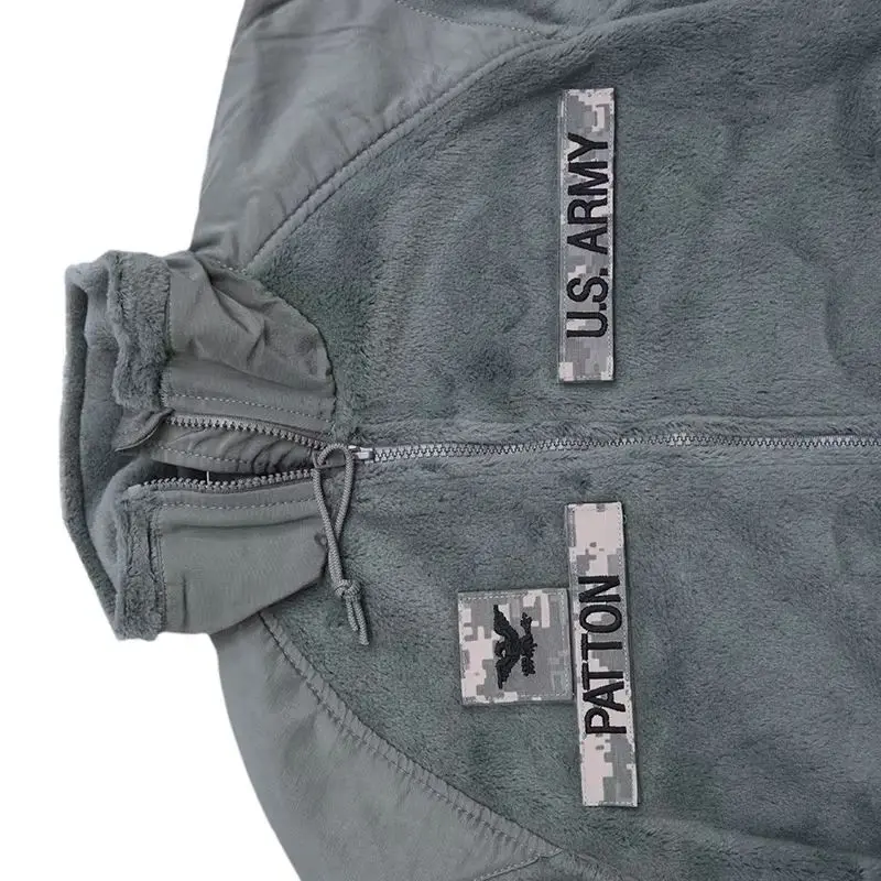 (3 قطعة بدلة شارة ، بدون سترة) تكتيكات الرتبة العسكرية للجيش الأمريكي اسم مخصص إعادة تمثيل التصحيح العسكري مع خطاف