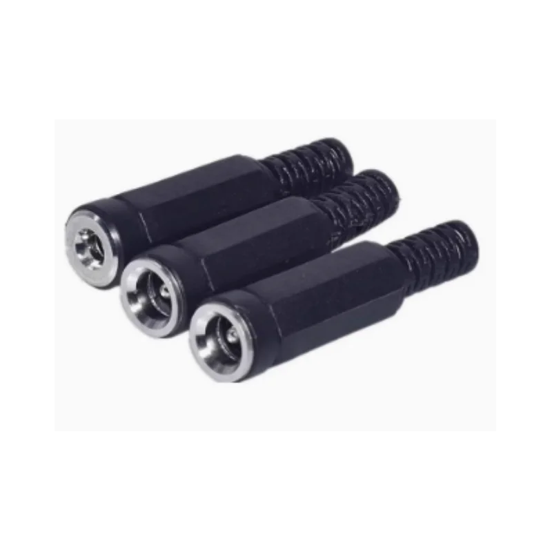 

DC 5.5*2.1 5.5*2.5 3.5*1.35mm solder wire type DC solder wire female socket DC power female plug