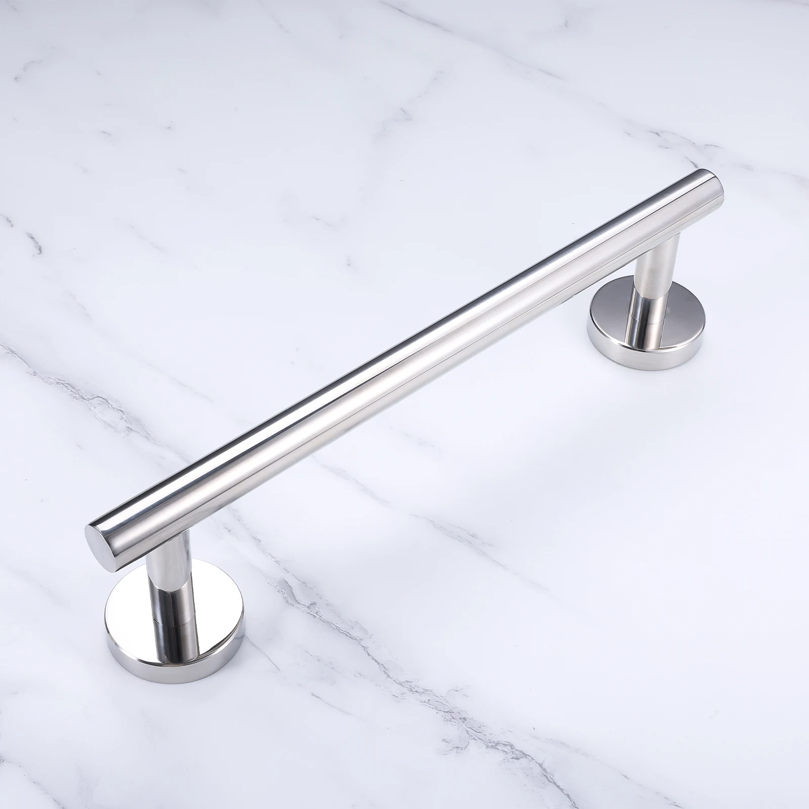 30cm/40cm Towel Rail Single Bar Shower Towels Rod Holder 304 Stainless Steel Hanging Towels Clothes Hanger Bathroom Accessories