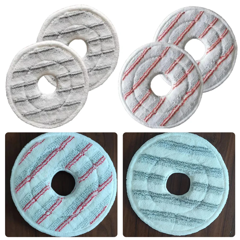 4pcs Mop Cloths For Sleeve Vileda Spin & Clean 161822 Washable Microfiber Mop Refill Dust Cleaning Cloth Pads Replacement