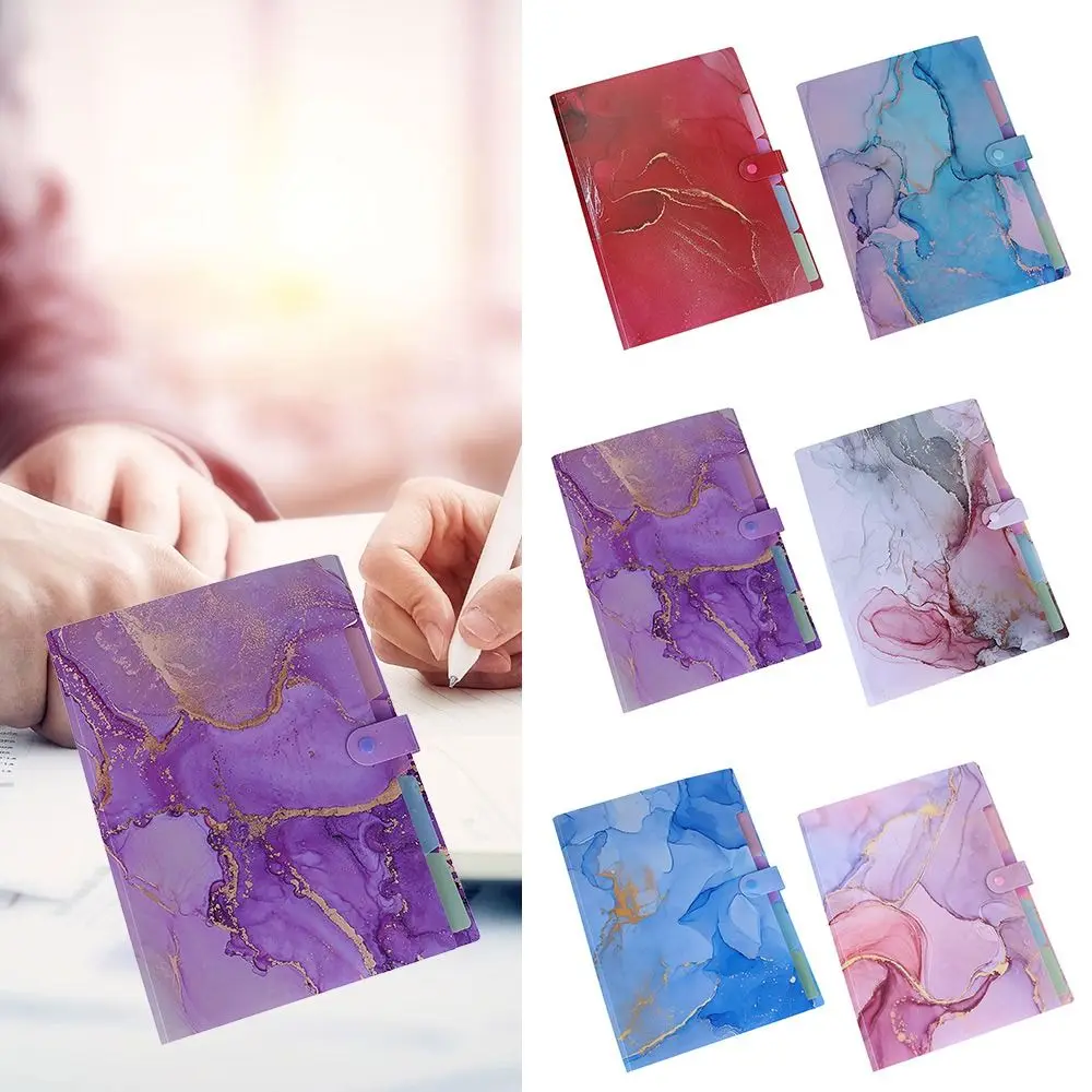 Multi Layered Document File Folder Paintings Collection Book Archives Bag Binder Contract Clamp School Office Business Supplies