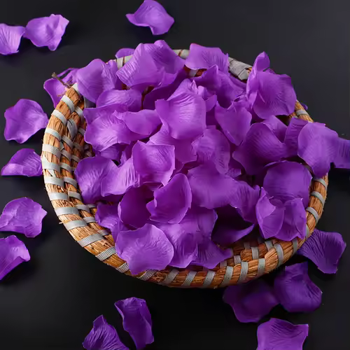 Black Artificial Rose Petals For Wedding Party Flower Favors Decoration Roses Supplies 500pcs Silk Petals Rosas Para Casamento - Image 18