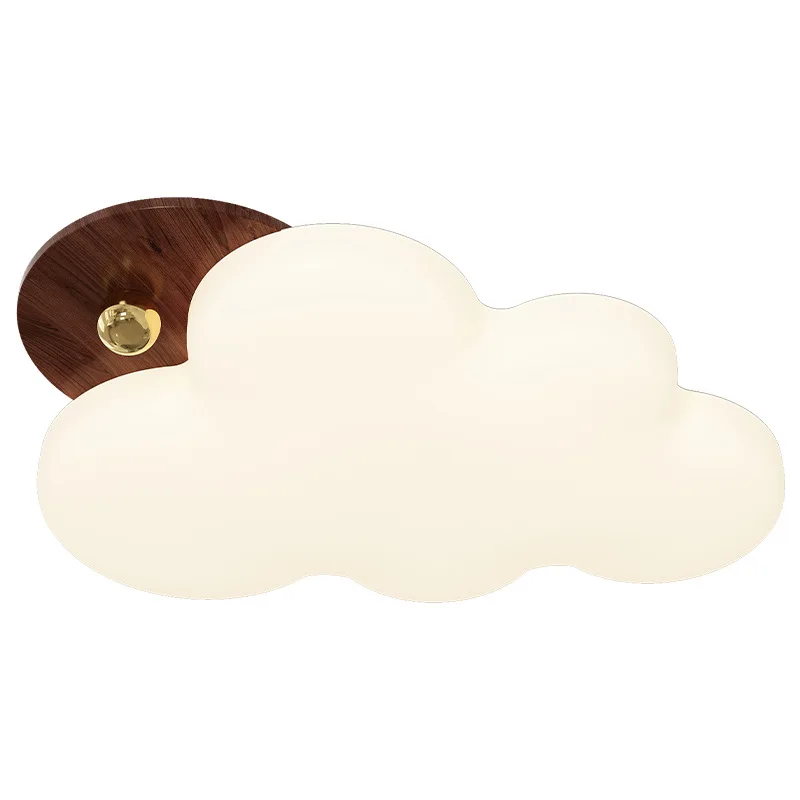 Bedroom light antique children's room ceiling light eye protection creative cream wind cloud light room Zhongshan lamp 179L