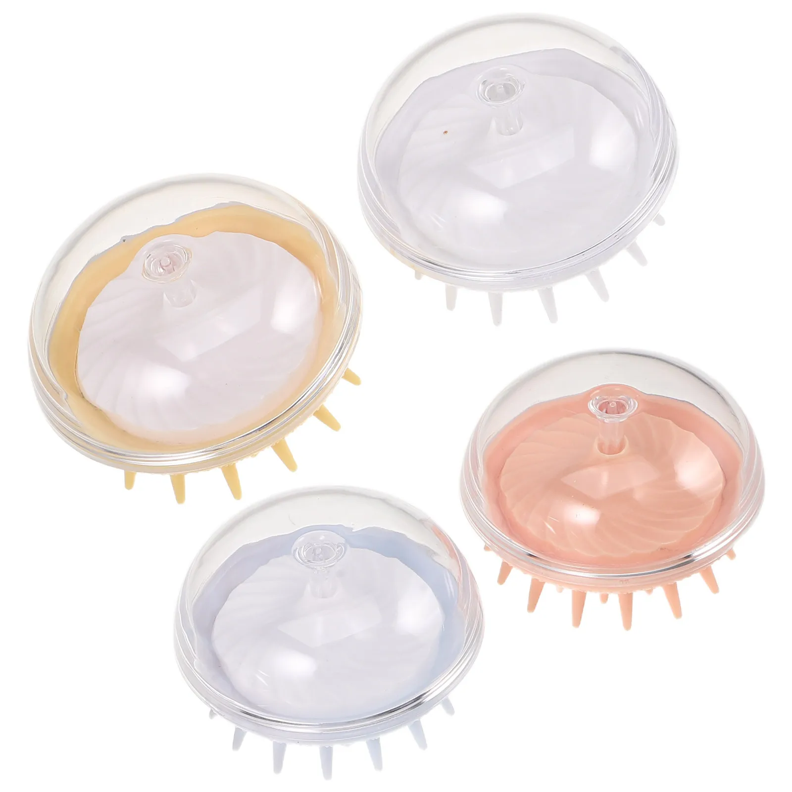 

4Pcs Pet Grooming Shampoo Brush Soft Bath Massage Comb for Dogs Cats Long Short Hair Hair Brush for Dogs Pet Grooming Comb