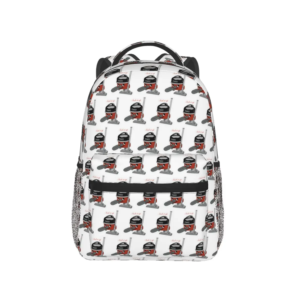 Henry Hoover Suck It Up Sticker Backpack Hot Sale Daypack Large Capacity Boys Girls BookBag School Bag Shoulder Bags Men Women