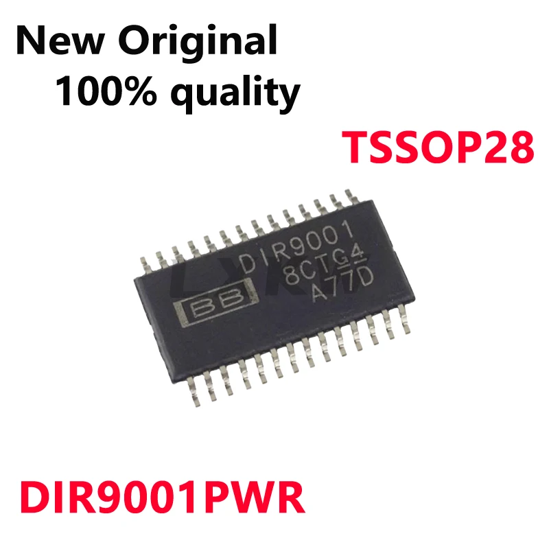 5/PCS New Original DIR9001PWR DIR9001 TSSOP28 Digital audio receiver chip In Stock
