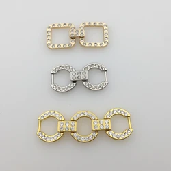 2 PCS Metal Chain Links DIY Clothing and Lingerie Creations V-Connectors Round Rings Bamboo Rings Sample