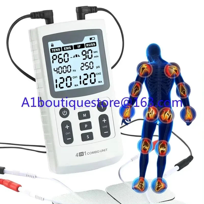 4000Hz Russian stimulus interference current EMS tens with conductive gloves