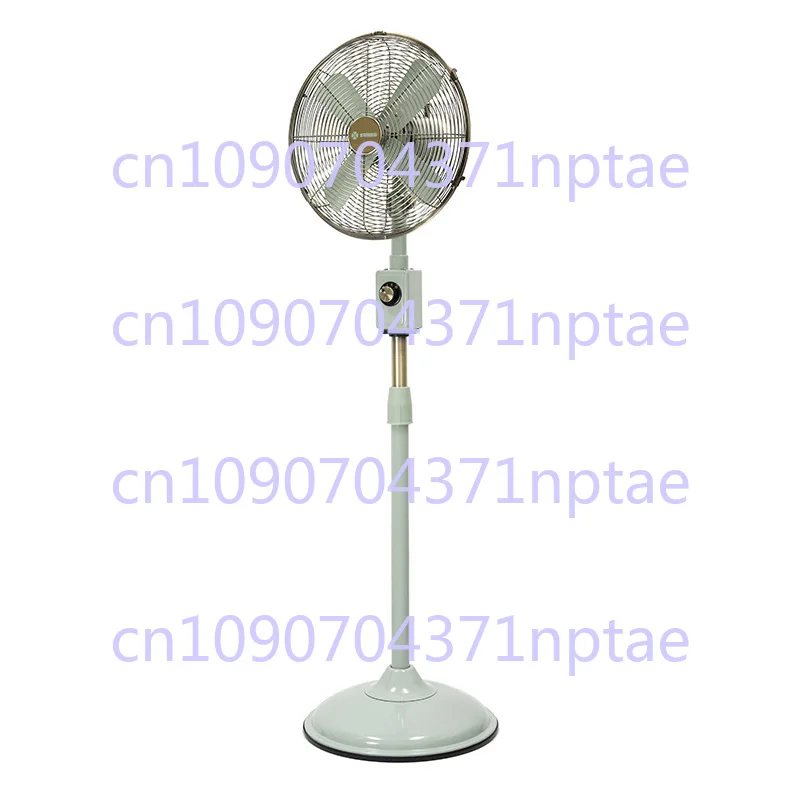 

Retro metal antique floor fan Lifting and shaking fan head Home bedroom Living room