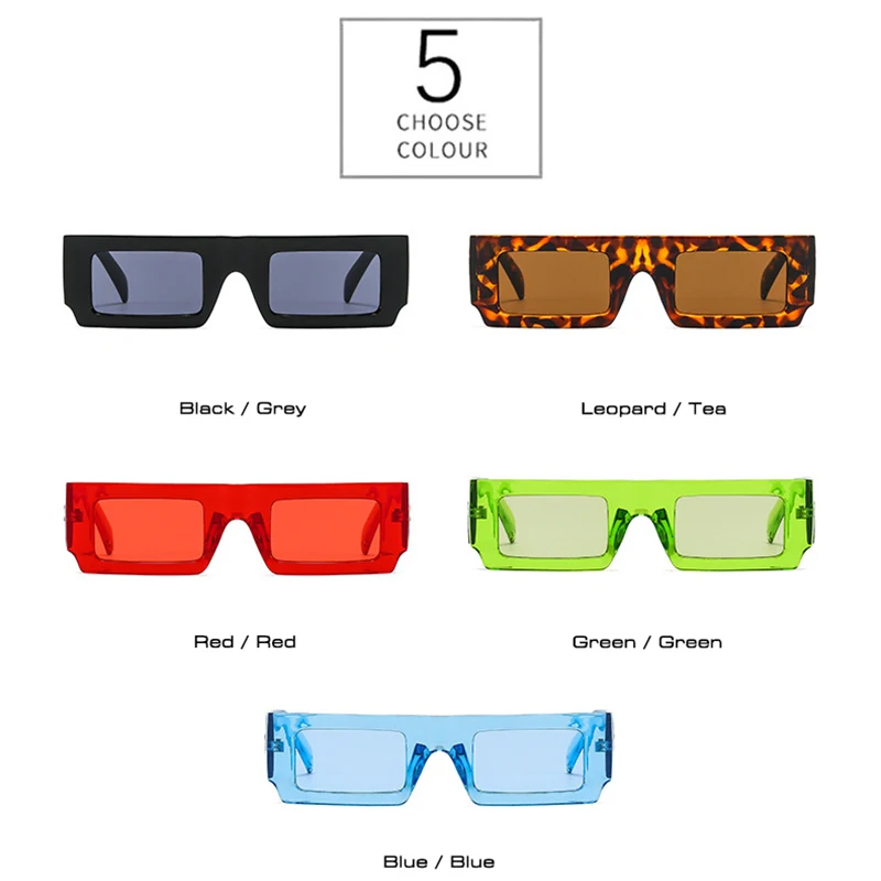 SO&EI Ins Popular Fashion Square Sunglasses Women Vintage Candy Color Eyewear Men Trending Rivets Sun Glasses Shades UV400