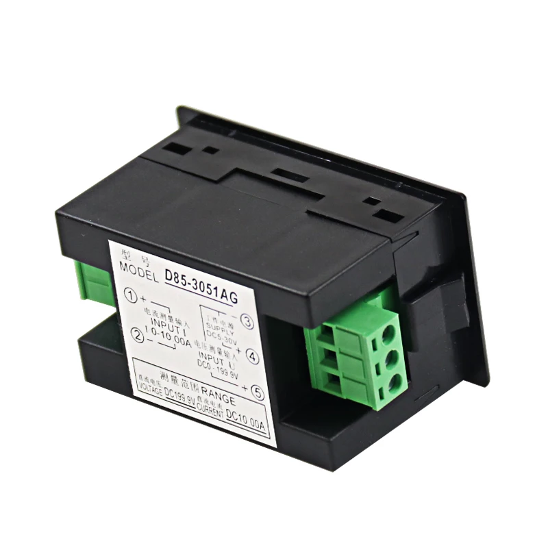D85-3051AG Medidores de panel de medidor de corriente y voltaje con pantalla digital LCD dual de dos colores