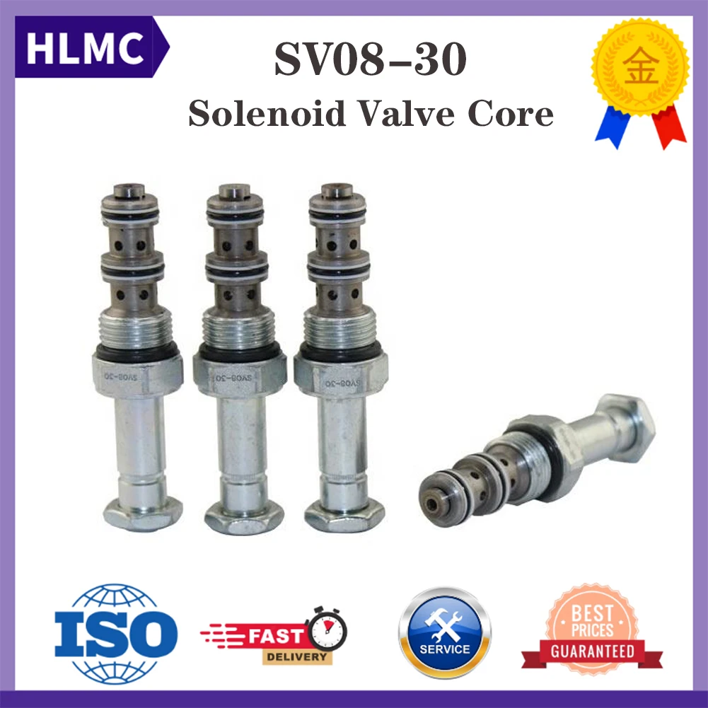 

Steer Loader Parts E307 E308 XIAGONG SHIG SHANTUI 13MM Hydraulic Solenoid Valve Core SV08-30 Solenoid Spool Solenoid Valve Spool