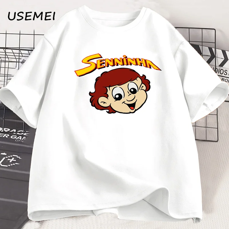 

Rare Vintage 90s Ayrton Senna Senninha Deadstock Tshirt Ayrton Senna Foundation Tee Shirt Cotton Short Sleeve Men's Tees