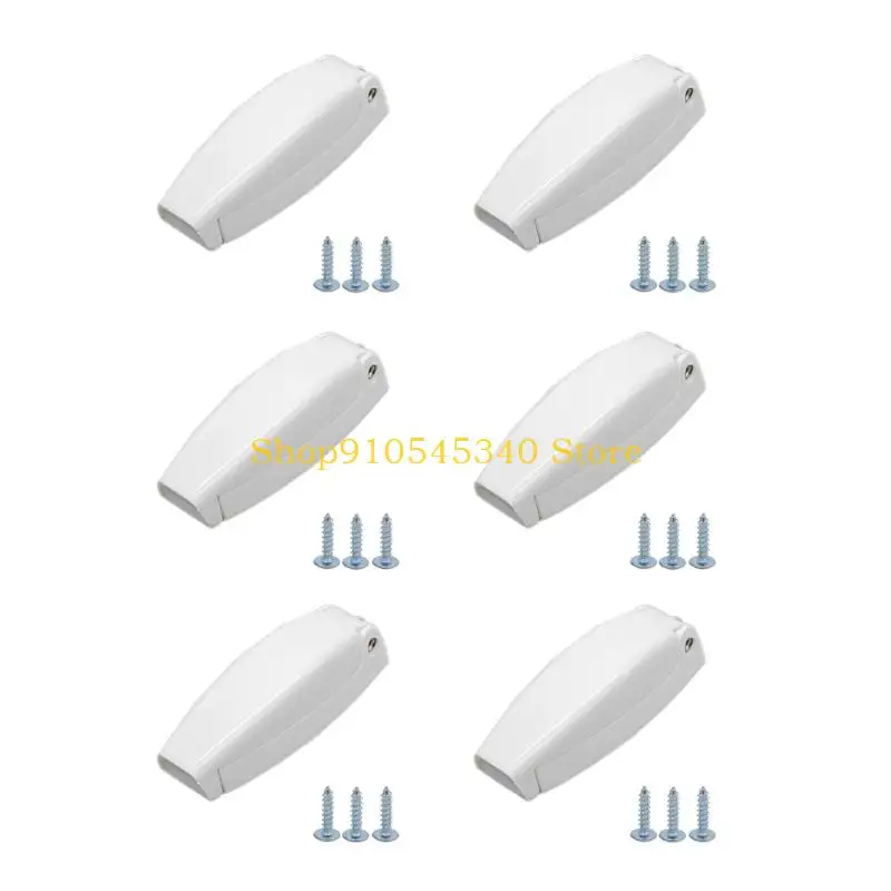 U2JA Baggage Door Service Retainer for Trailer Storage, 6 Piece ABS Spring Hardware for Loading Access and Replacement