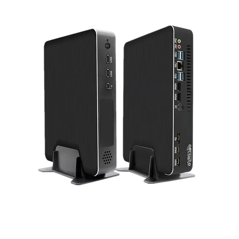 Mini Gaming PC I9-9900 i7 8700 i5 9400F GTX1650TI GDDR6 Win10 Pro Barebone Nettop Linux Portable Computer AC WiFi *HD2.0