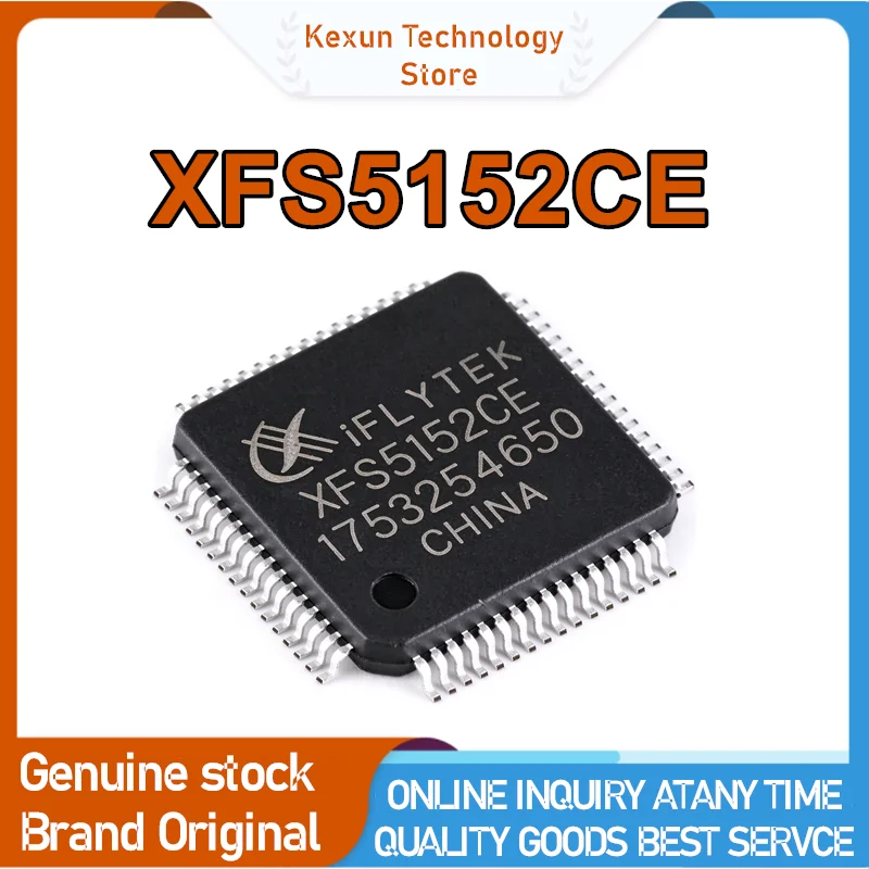 XFS5152CE XFS5152 LQFP-64 Chinese English Speech Synthesis (TTS) chip in stock