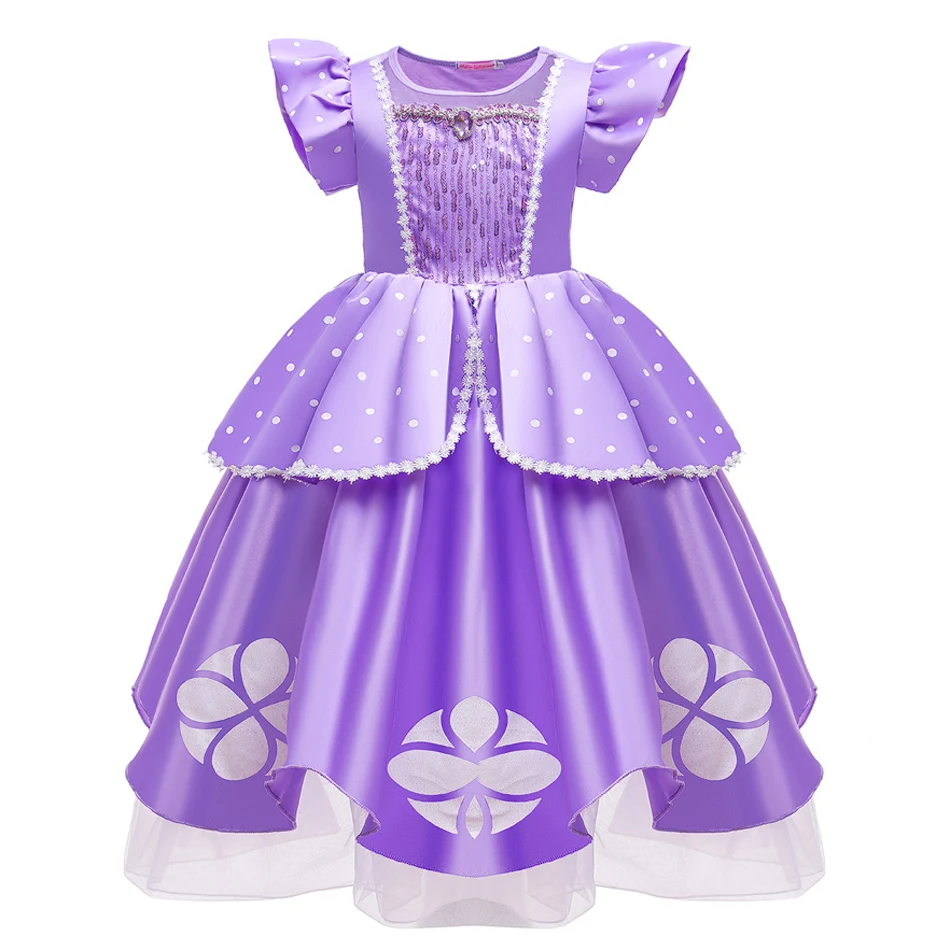

Платье принцессы для девочек, костюм для детского дня рождения, платья, длинное платье без рукавов, детские праздничные свадебные платья, одежда