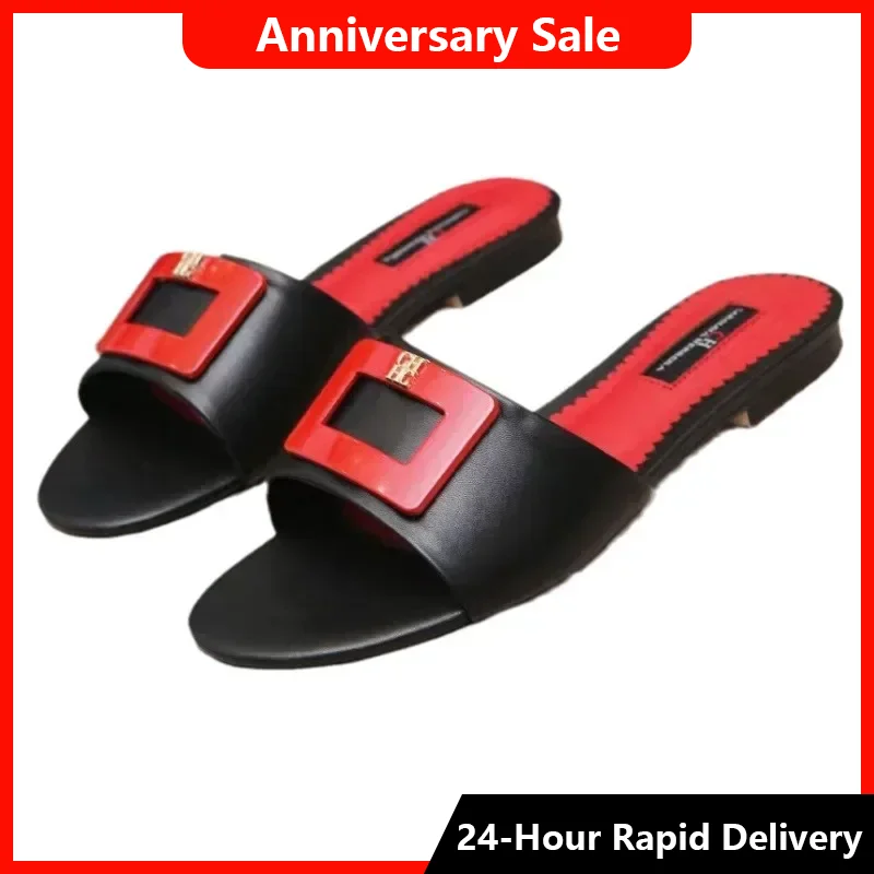 

Simple Solid Color Wearable Design Women's Fashion Flats, Multi-functional Daily Versatile, Temperament Style Women's Slipper