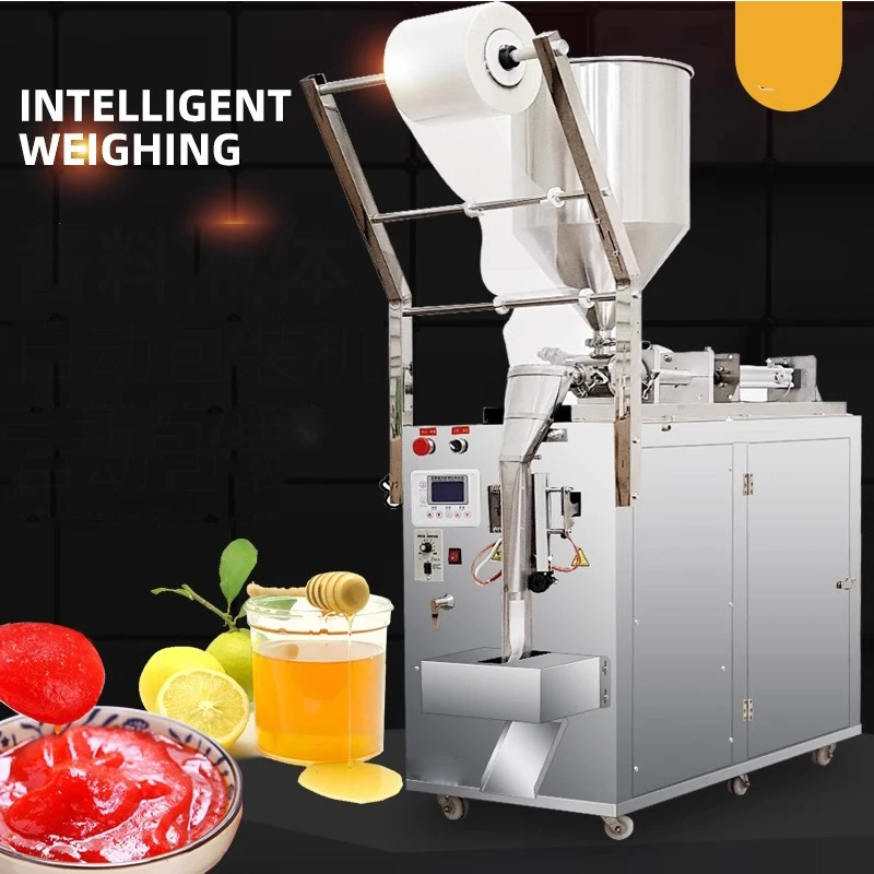 10-100ml Automatic Liquid Packing Machine For Soy Sauce Vinegar Juice Edible Oil Metering Food Filling Sealing Packer Customized