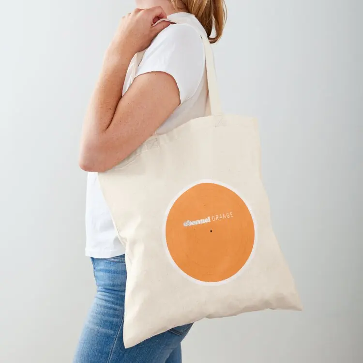 

Frank Ocean Channel Orange Vinyl Tote Bag shopping cart bags custom tote bag sac pour femme bags woman 2025
