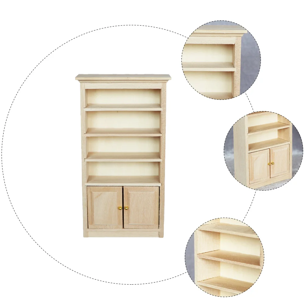 

Miniature Solid Wood Storage For Diy Decorative Furniture Cabinet Mini Ornament Mini Storage Cabinet