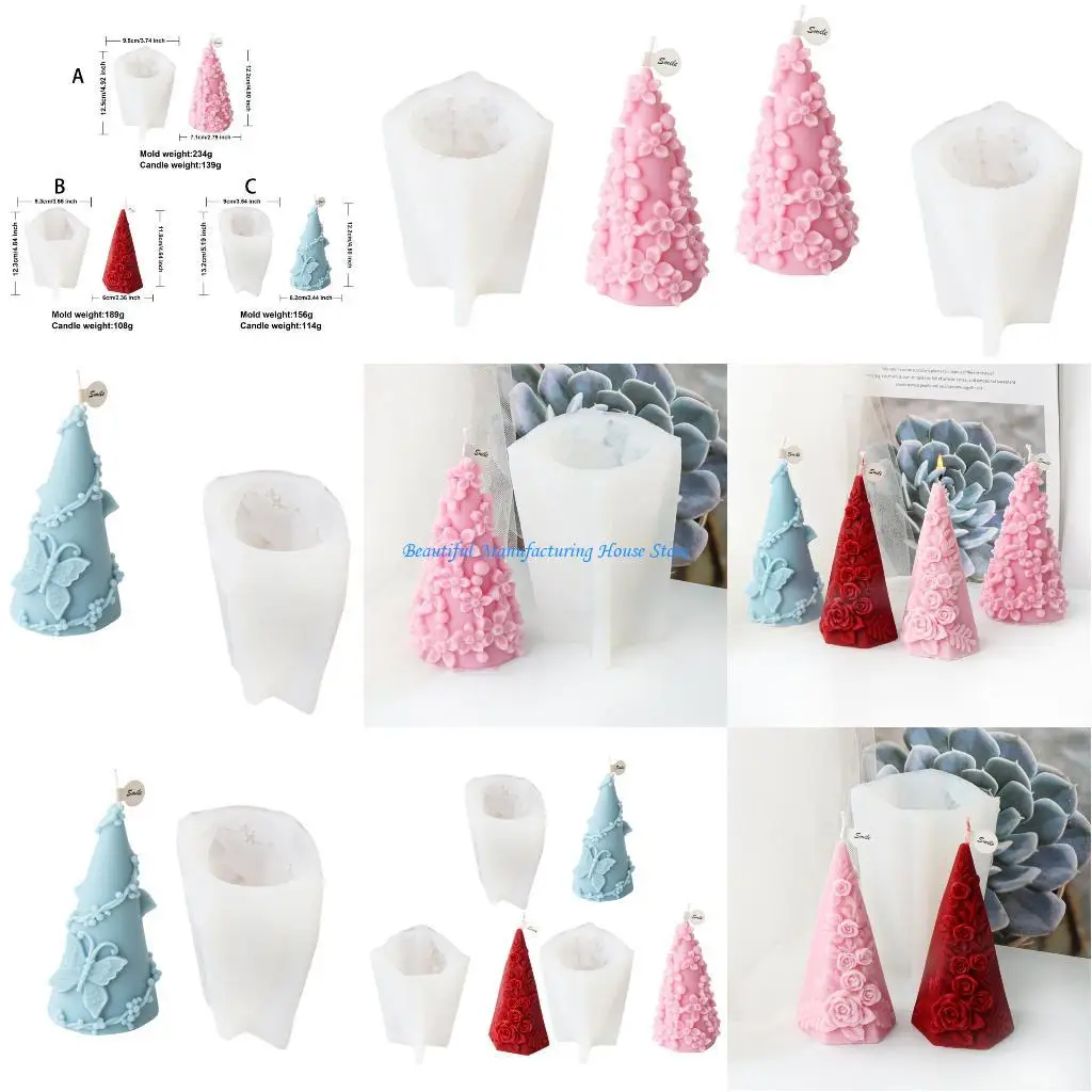 

E56A Flower Silicone Mold Resin Molds Gypsum Mold for Fashion Enthusiasts