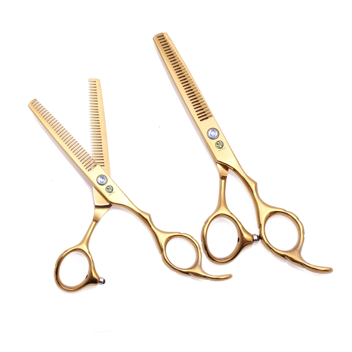 Haarschere Professionelle 5,5" 6" JP 440C Friseurschere Doppelseitige Zähne 10%-15% Ausdünnungsrate Haar Effilierschere Z2001 – Detail 3