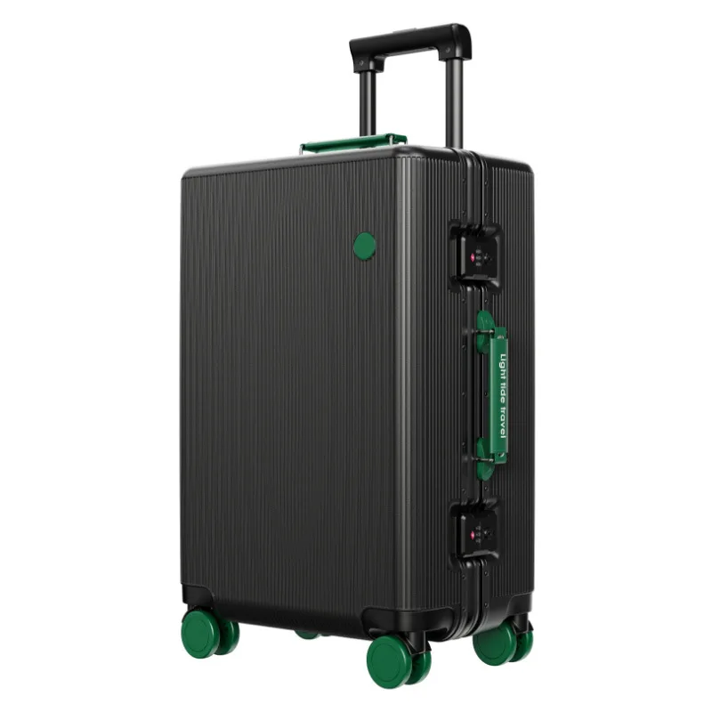 

Aluminum frame contrasting suitcase women's 24-inch 26-inch large-capacity suitcase