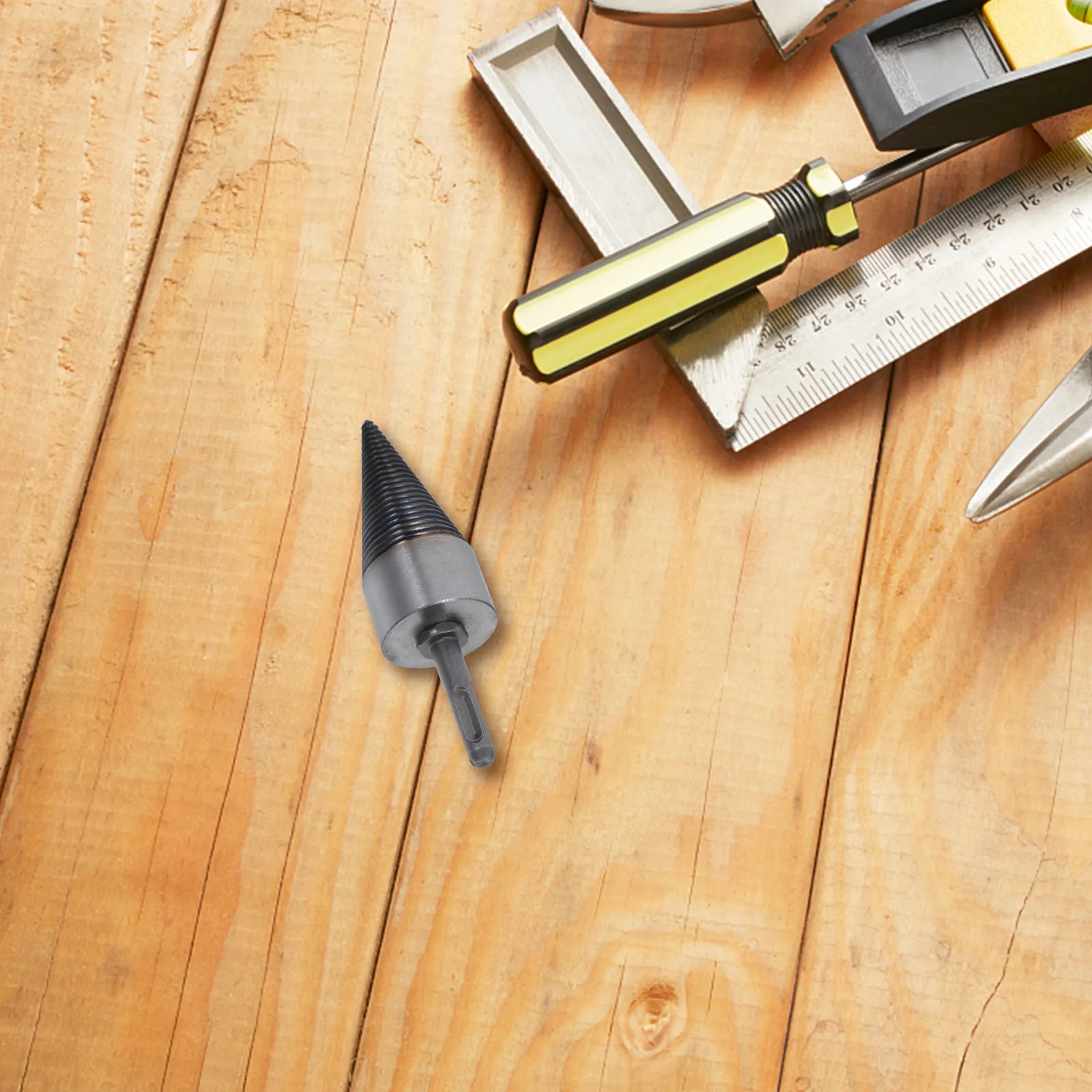 

Electric Drill Firewood Splitter 42mm Handle Quick Wood Splitting Durable Reliable Safety Protection Device Fire Wood Splitters