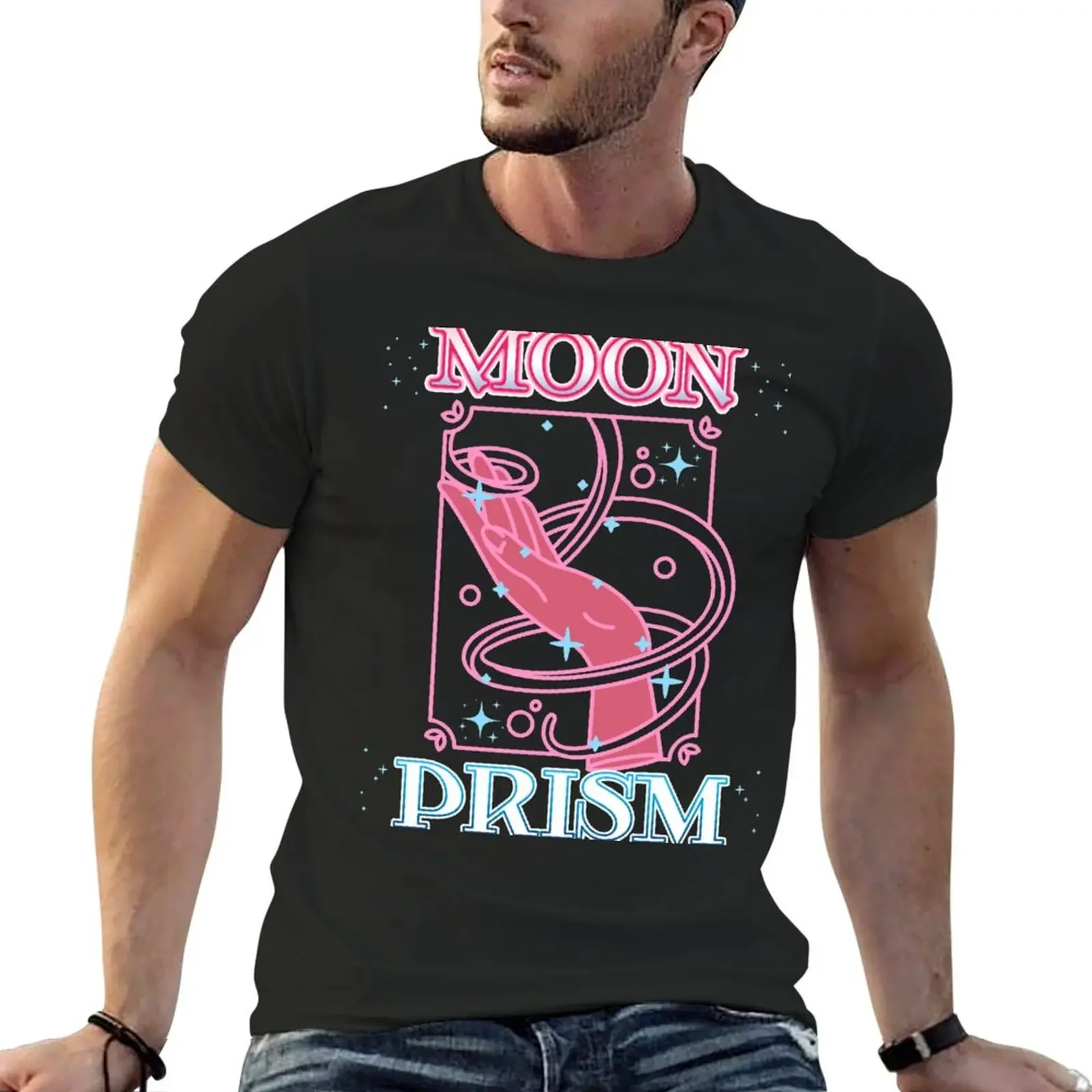 MOON PRISM T-Shirt tees shirts graphic street wear summer shirt shirts men graphic