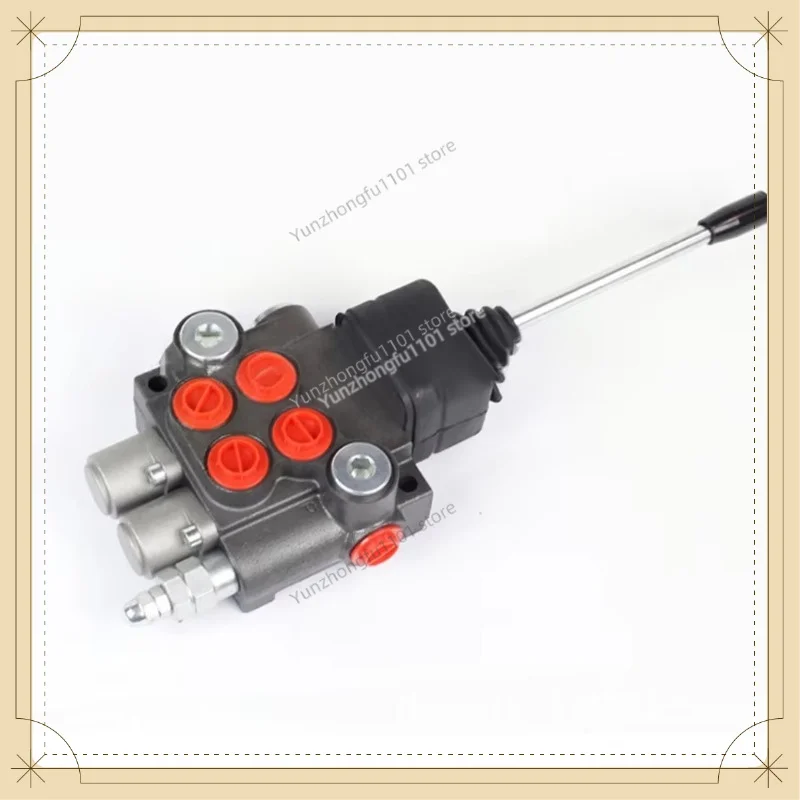 P40‑OT/2‑1 Hydraulic Spool Multi‑Way Valve 20MPa 40L/min Directional Control Distribution Valve for Double‑Acting Cylinder Indu
