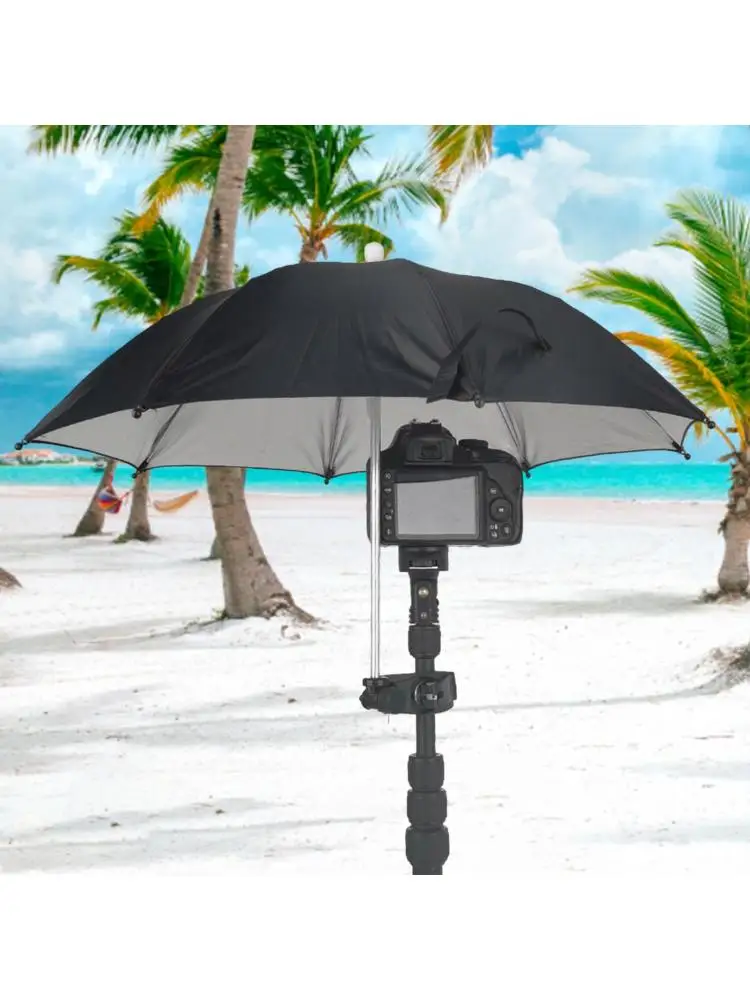 AliExpress NONE Universal Camera Umbrella with Clip Supply Bracket Durable Portable Adjustable Rainy Holder for Phone Outdoor Traveling Bike