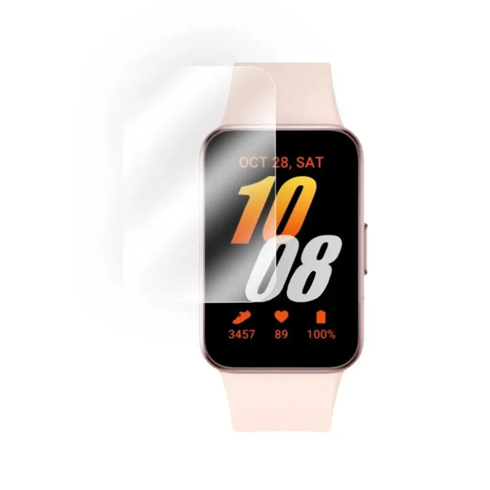 TPU macio Limpar Smartband Película Protetora, Capa Protetora de Tela para Samsung Galaxy Fit 3 Pulseira Inteligente, 2Pcs