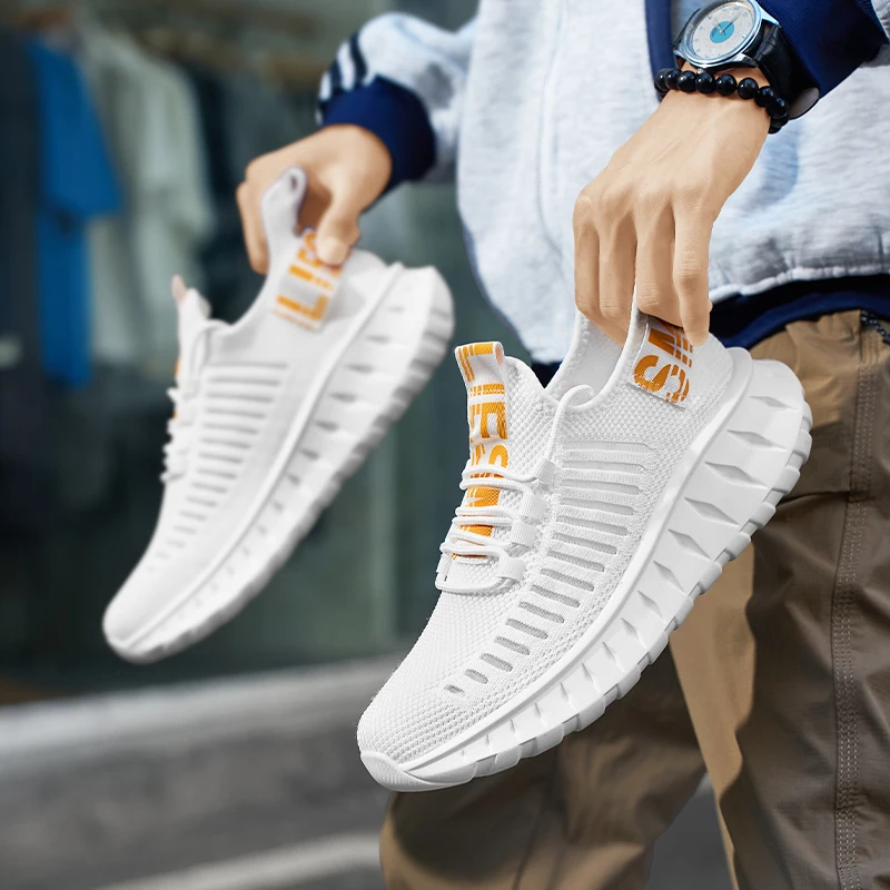 

Модная мужская повседневная обувь на мягкой подошве, мягким верхом и дышащей тканью, подходящая для занятий спортом, отдыха и повседневного использования.