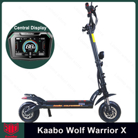 EU Pre-sale Kaabo Wolf Warrior X 60V 21Ah 1100W*2 Dual Motor Hydraulic Brake 10 Inch Foldable Official Kaabo Electric Scooter