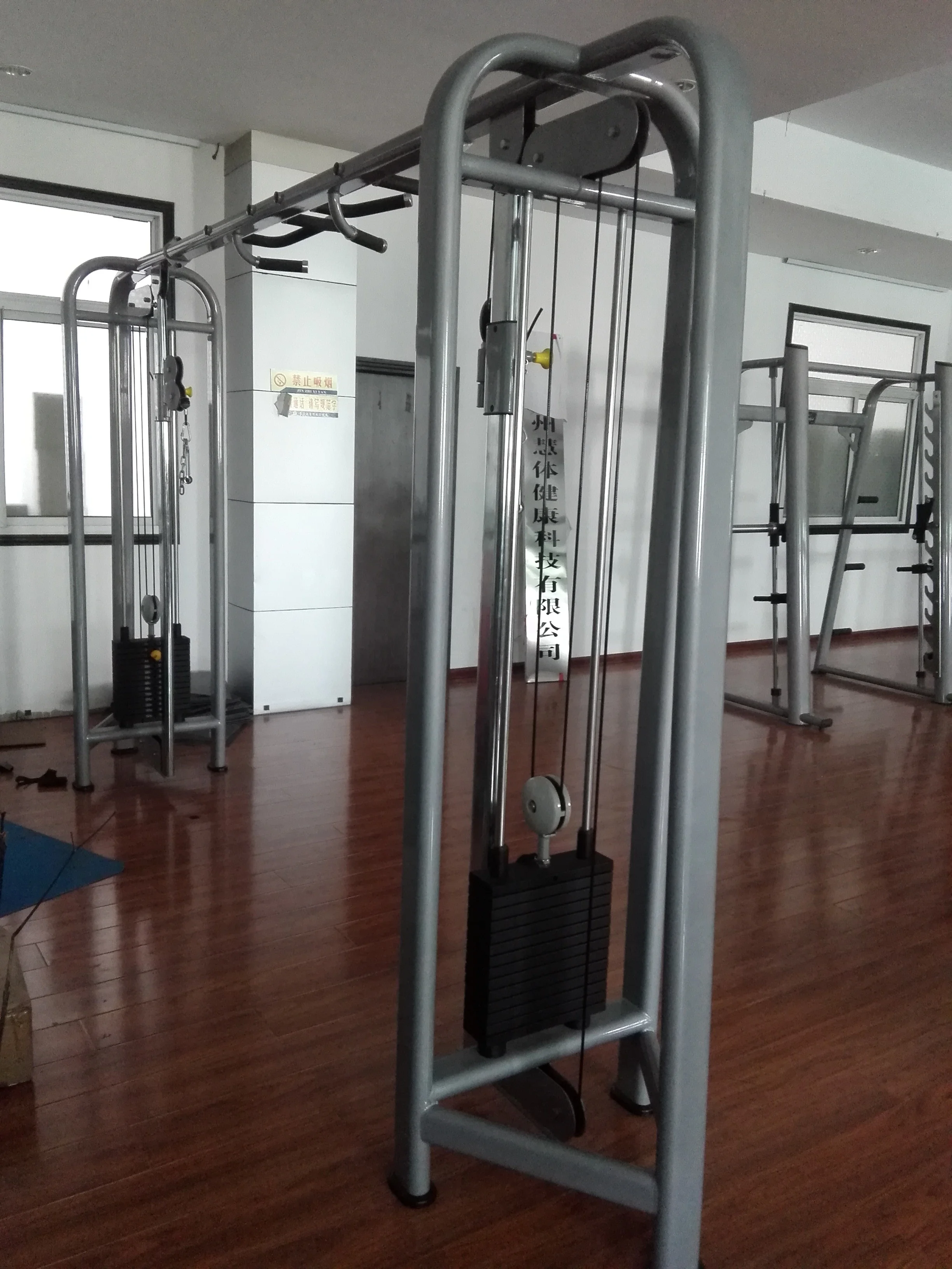 Huiti Fitness Multi Function Station Dual Cable Cross Power Rack Gym Equipment 3 Stations HT-L03 Unisex