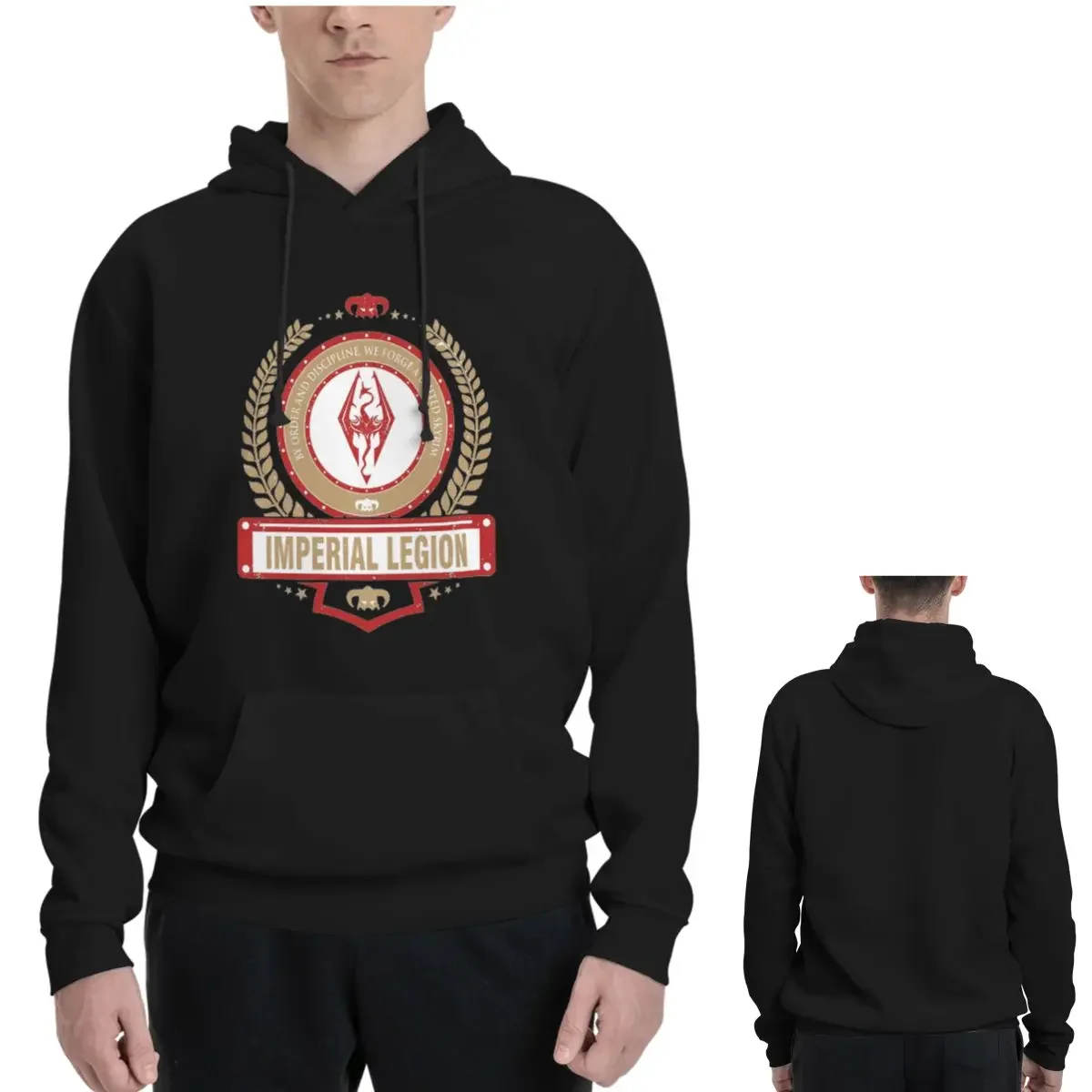 IMPERIAL LEGION - CREST Zipped Hoodies Men's Women Casual Pullover Sweatshirt Hip Hop Long Sleeve Clothing Autumn Winter