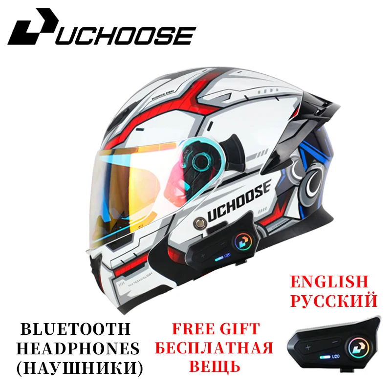 

Бесплатные наушники, высококачественный мотоциклетный шлем в горошек, четыре сезона, мотокросс, гоночный модульный откидной шлем для мужчин и женщин, внедорожный шлем