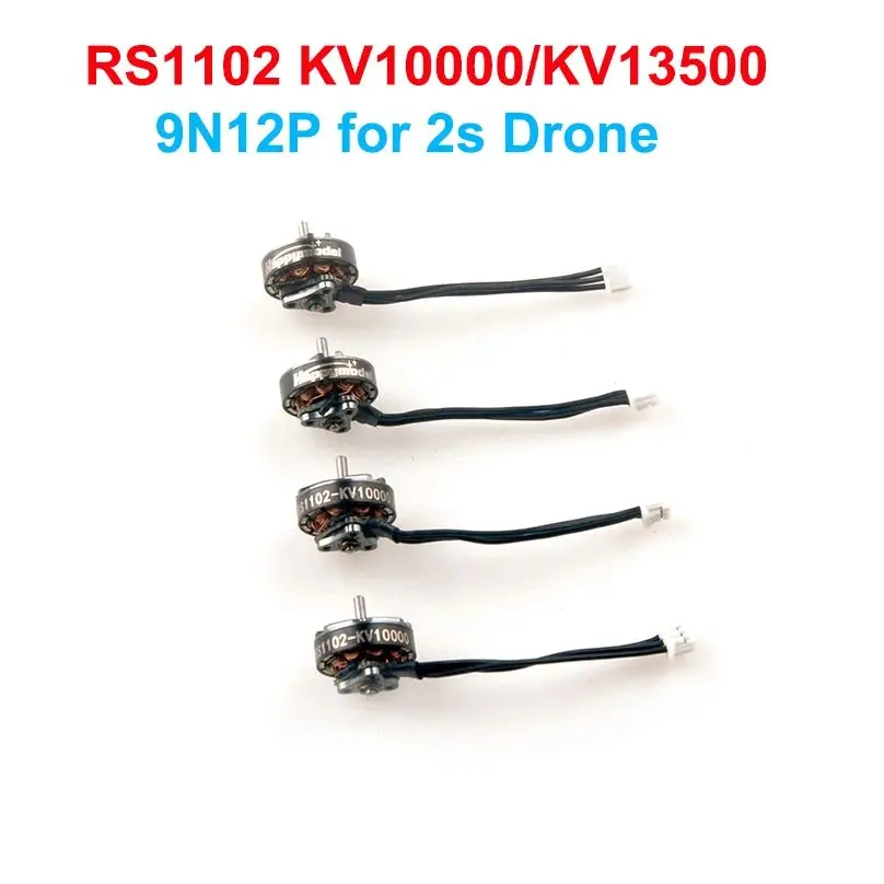 

HappyModel 2S RS1102 10000KV / 13500KV Brushless Motor 1.5mm Shaft 9N12P for HappyModel Mobula7 O4 Micro FPV Drone