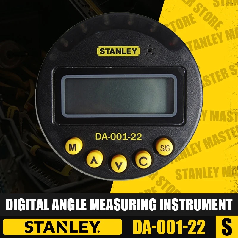 

STANLEY DA-001-22 Digital Angle Measuring Instrument Magnetic Inclination Box Goniometer High Precision Measuring Instruments