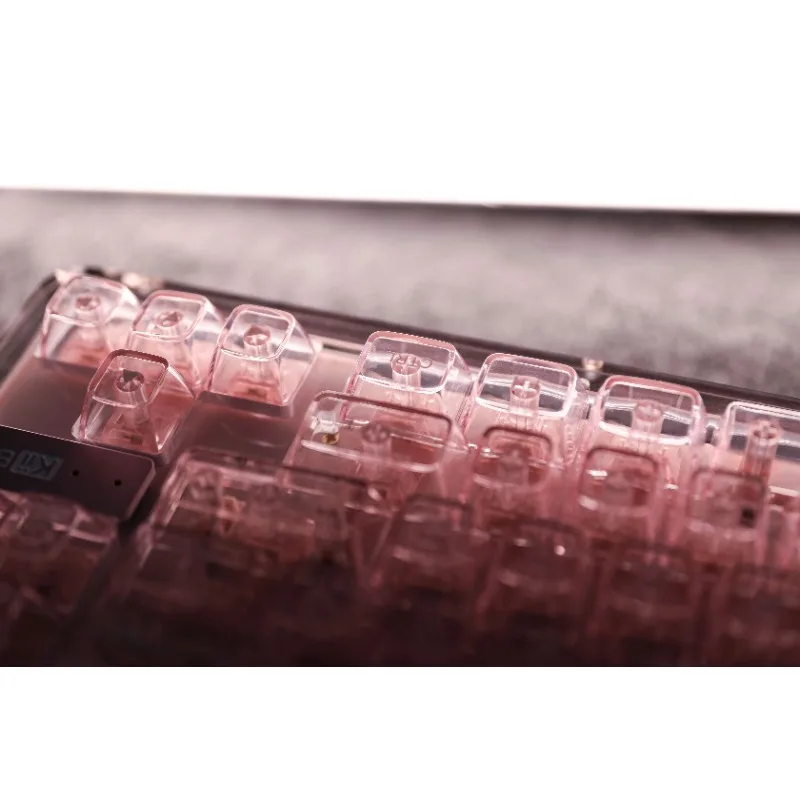 KiiBOOM كمبيوتر شفاف مخصص Keycap ASA الارتفاع 68/75/98 لوحة المفاتيح الميكانيكية 146 مفتاح مجموعة كاملة مادة PBT