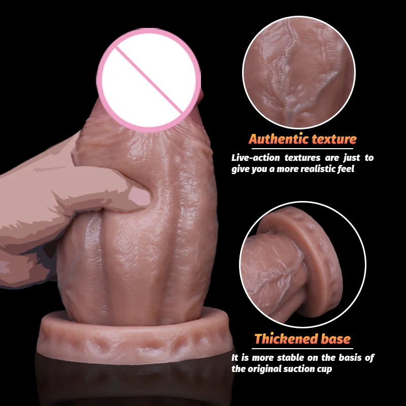 Dildo Simulation Penis Real Vein Anal Plug S-XXXL With Suction Cup Women Sex Toys G-point Massage Men Prostate Stimulation 18+ view 2