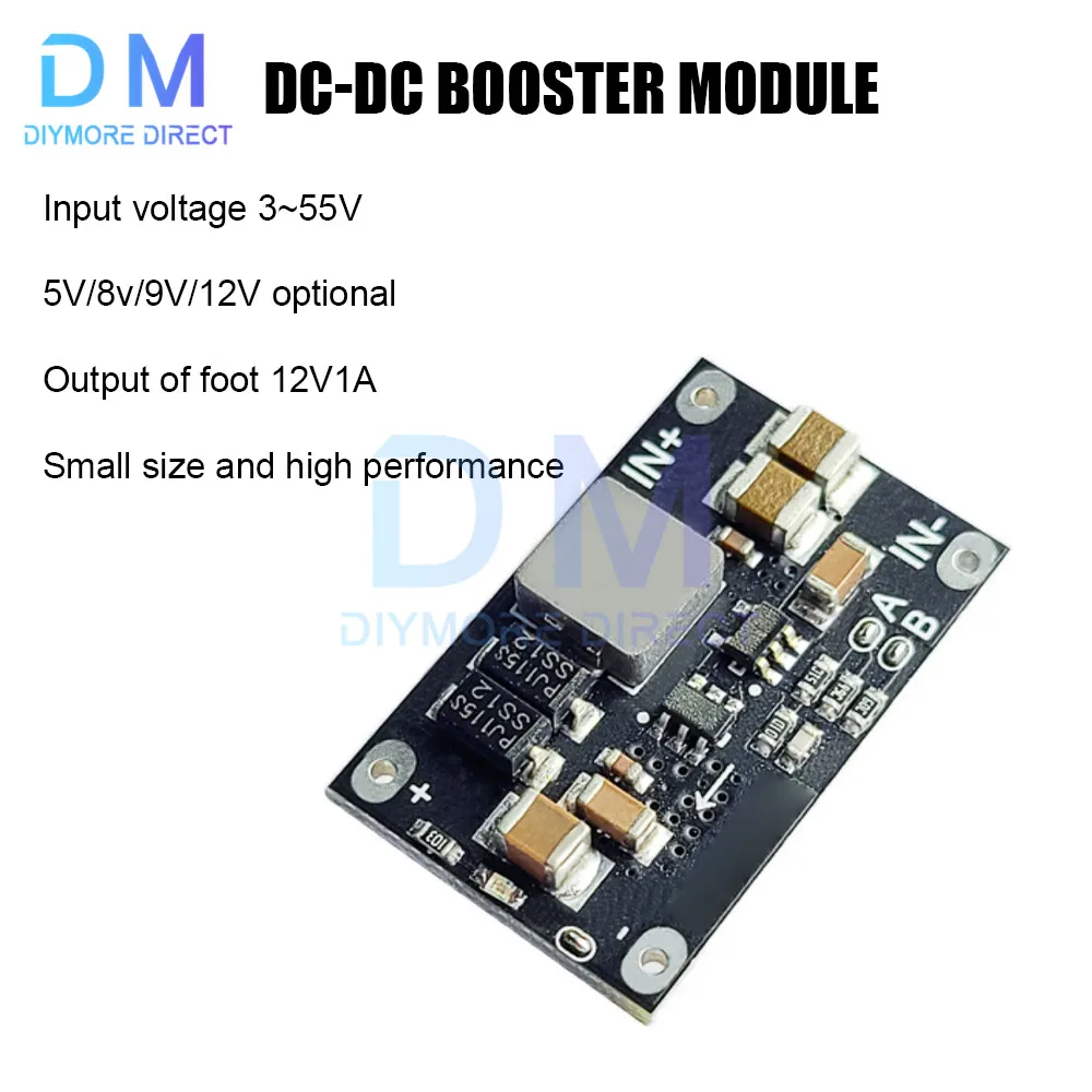 3.7V 5V To 12V DC-DC Boost Module PCB Board 10W To Set 5V 8V 9V 12V for Electrical Equipment Accessories