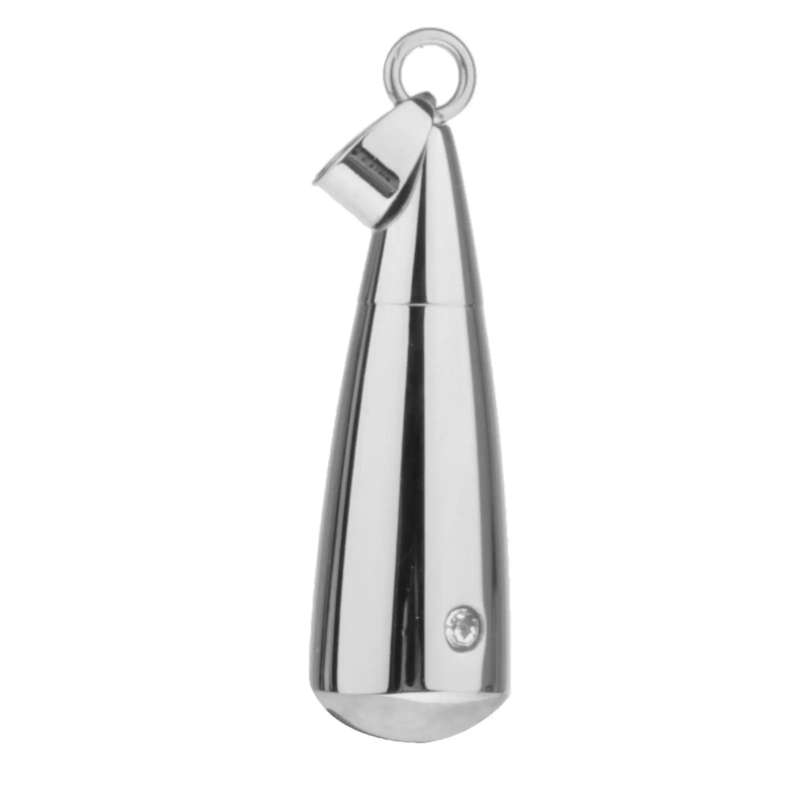 Mini Stainless Steel Urn Pendant Ashes Container Keepsake Necklace Jewelry Waterproof Memorial for Beloved Pet or Person