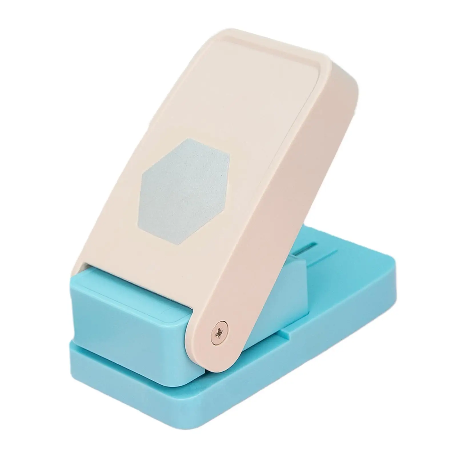 Hexagon Shape Paper Punch Tool for Scrapbooking DIY Card Making Handmade Craft Hole Puncher Machine for Kids