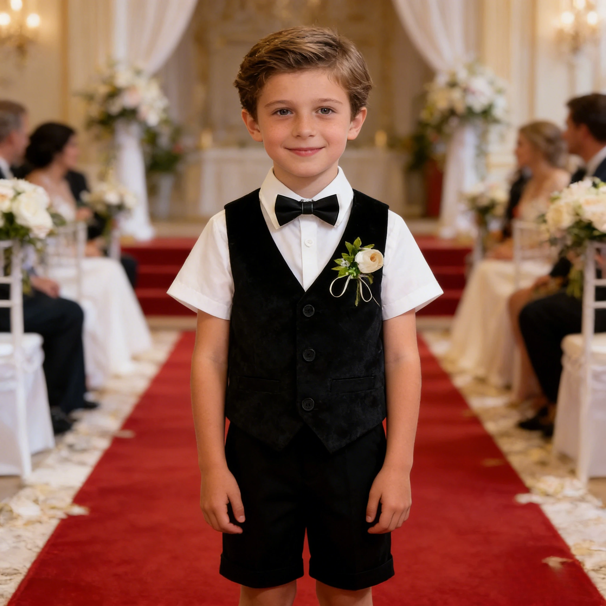 

Kids Suit Set Summer New Arrival British Style Fashion Vest Suit Boys Blazer Piano Host Performance Costume Children Formal Wear