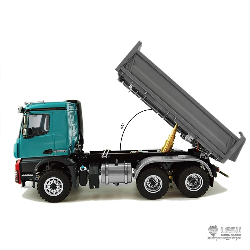 

LESU 3348 6*6 1/14 3Axles RC Three-Way Tipper Dumper KIT Cabin Radio Control Vehicle Car Model Gifts Outdoor Toys THZH1218